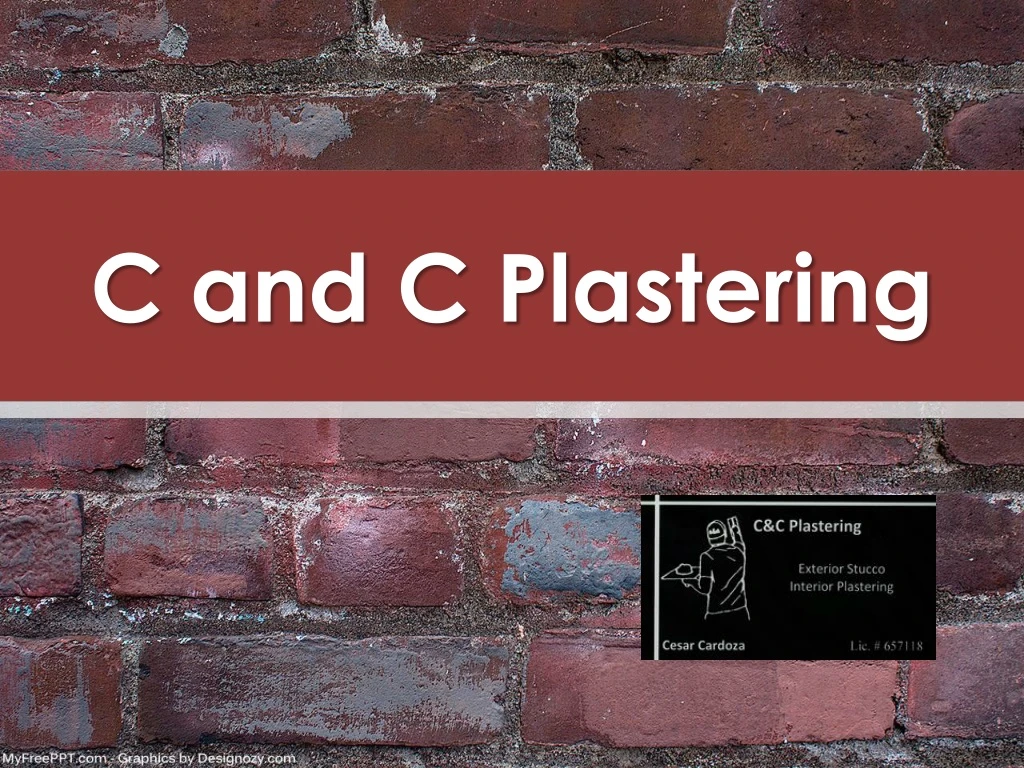 c and c plastering