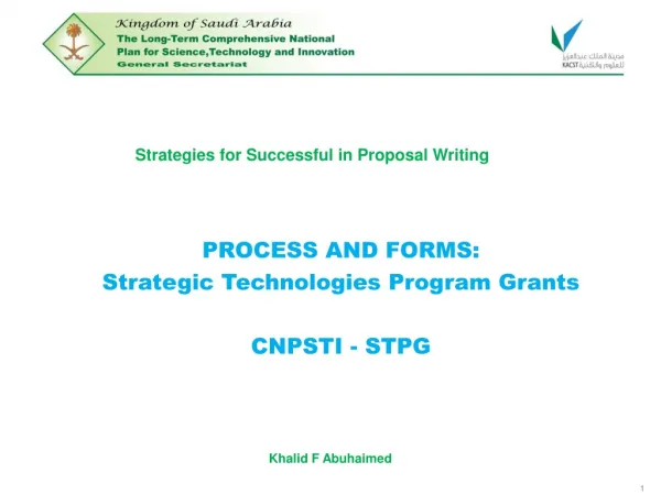 Strategies for Successful in Proposal Writing