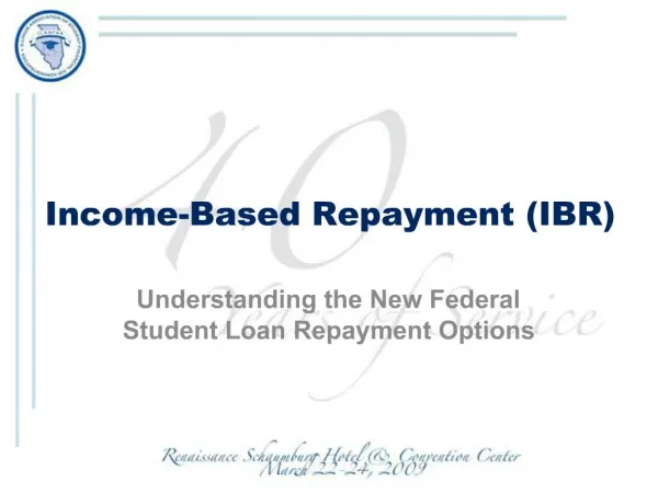 Income-Based Repayment IBR