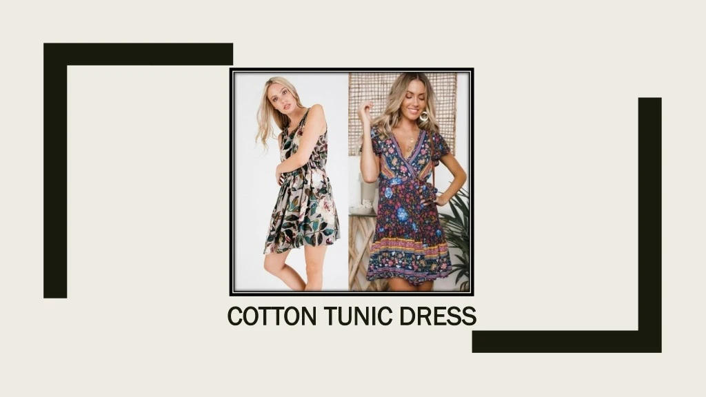 cotton tunic dress