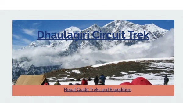 Dhaulagiri Circuit Trek Tour