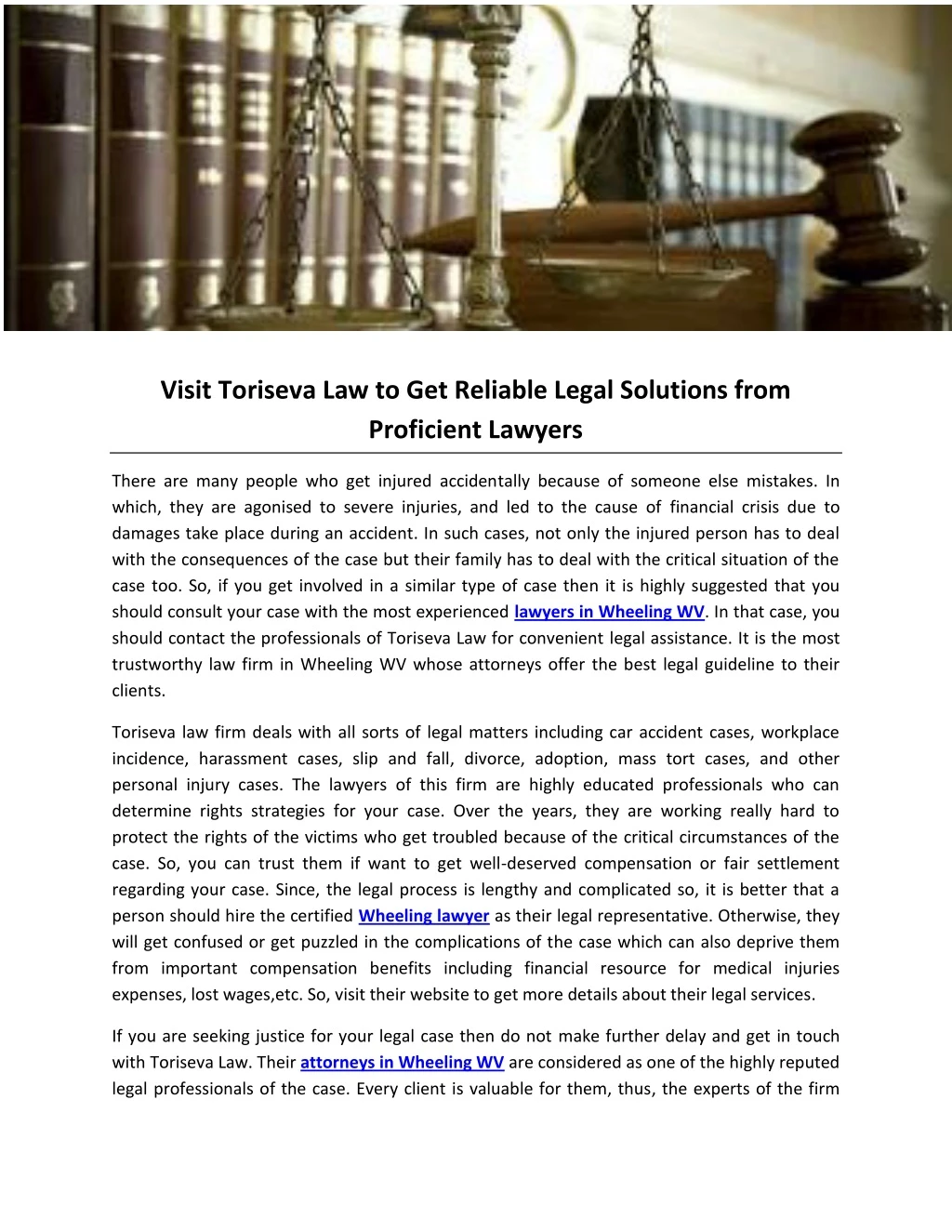 visit toriseva law to get reliable legal