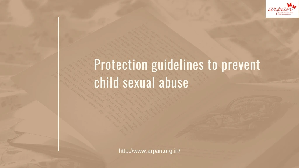 protection guidelines to prevent child sexual