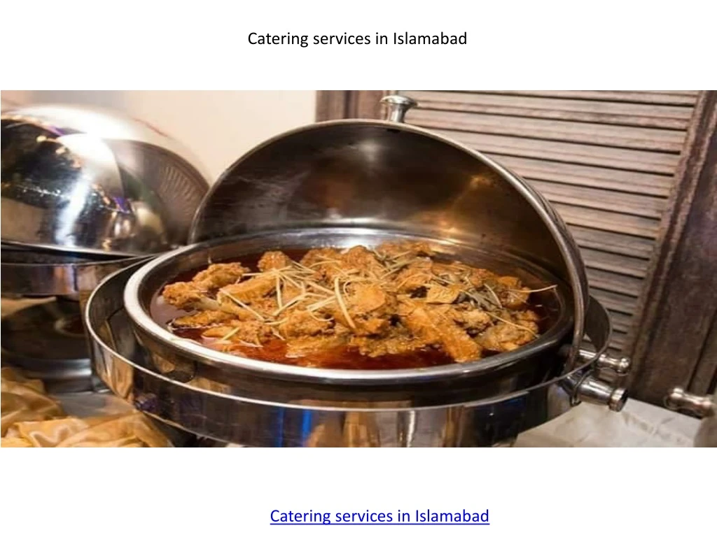 catering services in islamabad