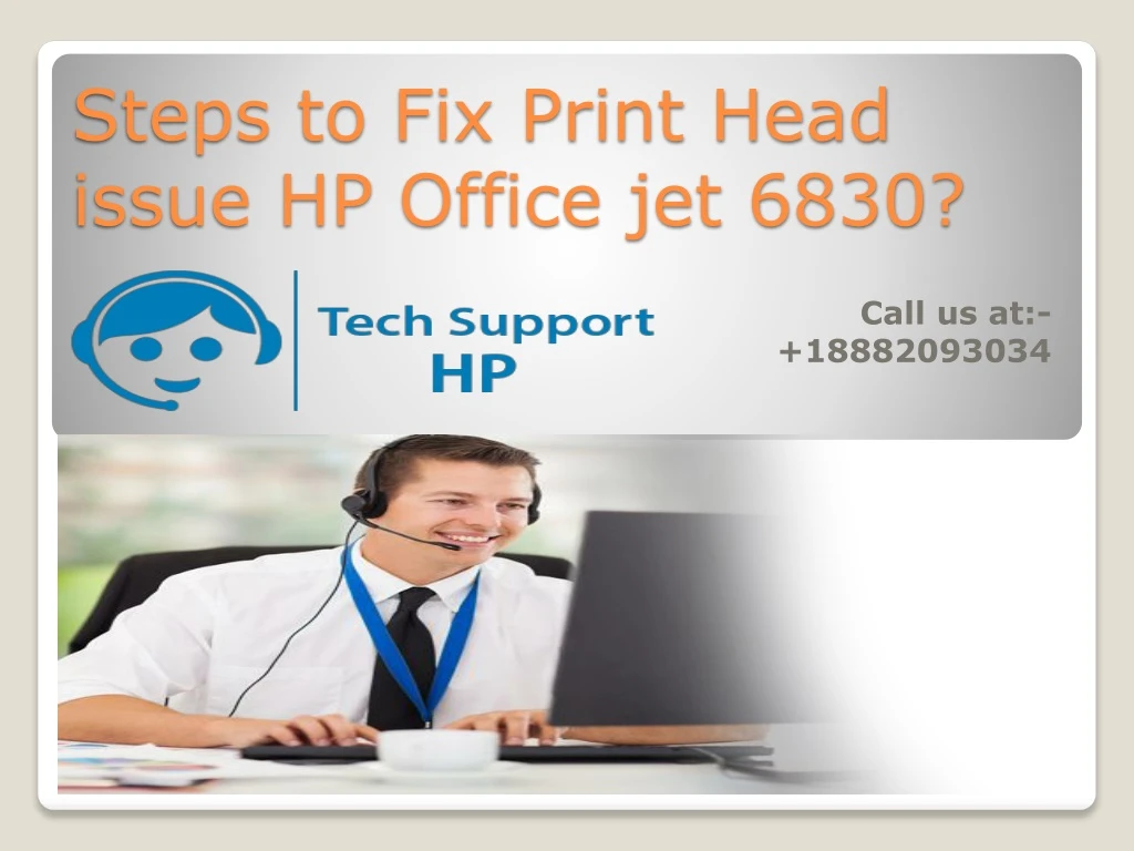 steps to fix print head issue hp office jet 6830