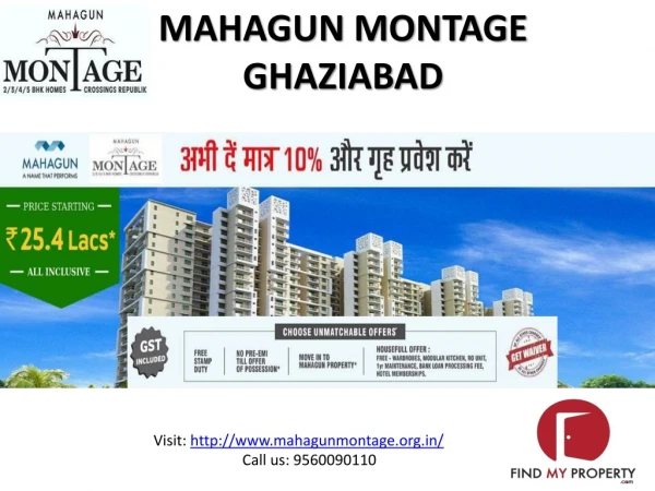 Mahagun Montage, Ghaziabad, Price List