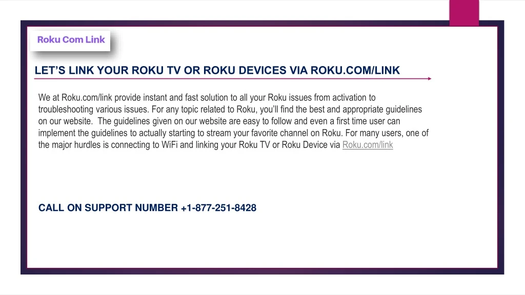 let s link your roku tv or roku devices via roku