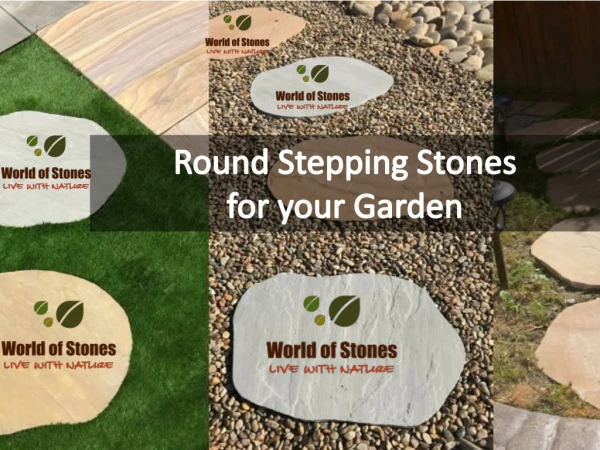 round stepping stones for your garden