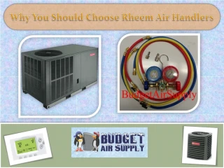 Why You Should Choose Rheem Air Handlers