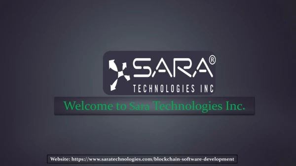 Blockchain Software Development Company In USA | Services - Sara Technologes