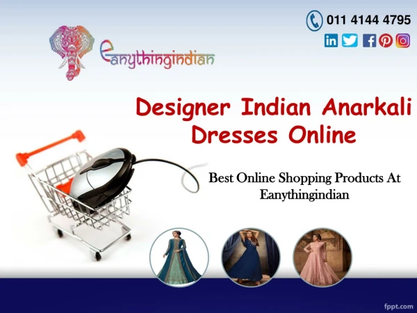 Designer Long Anarkali Dresses For Women Online