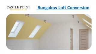 Bungalow loft conversion