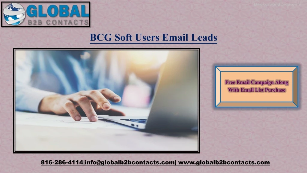 bcg soft users email leads