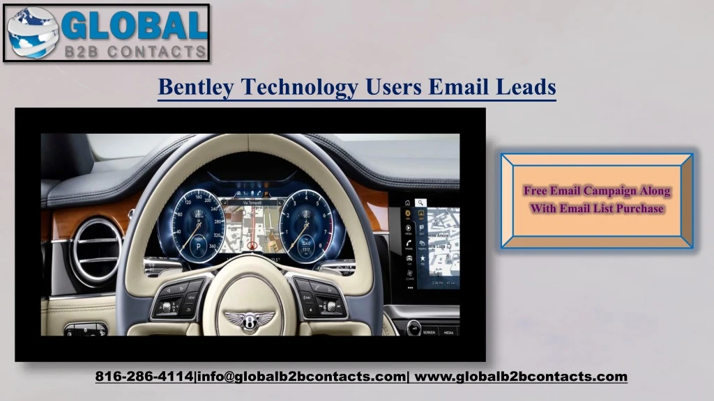 bentley technology users email leads