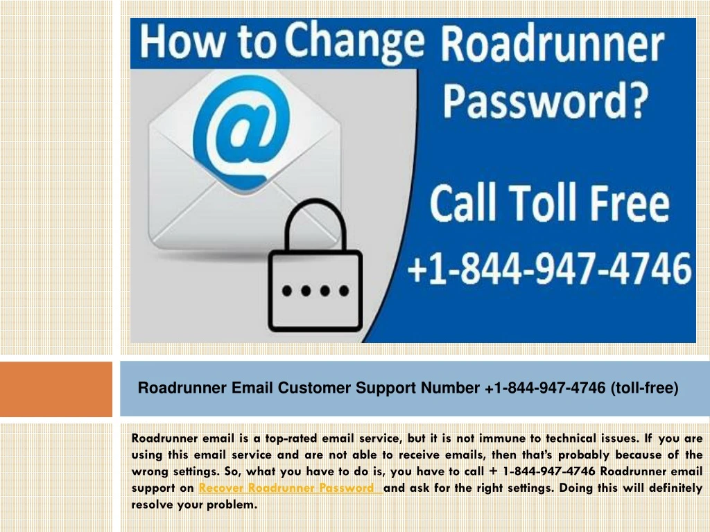 roadrunner email customer support number 1 844 947 4746 toll free