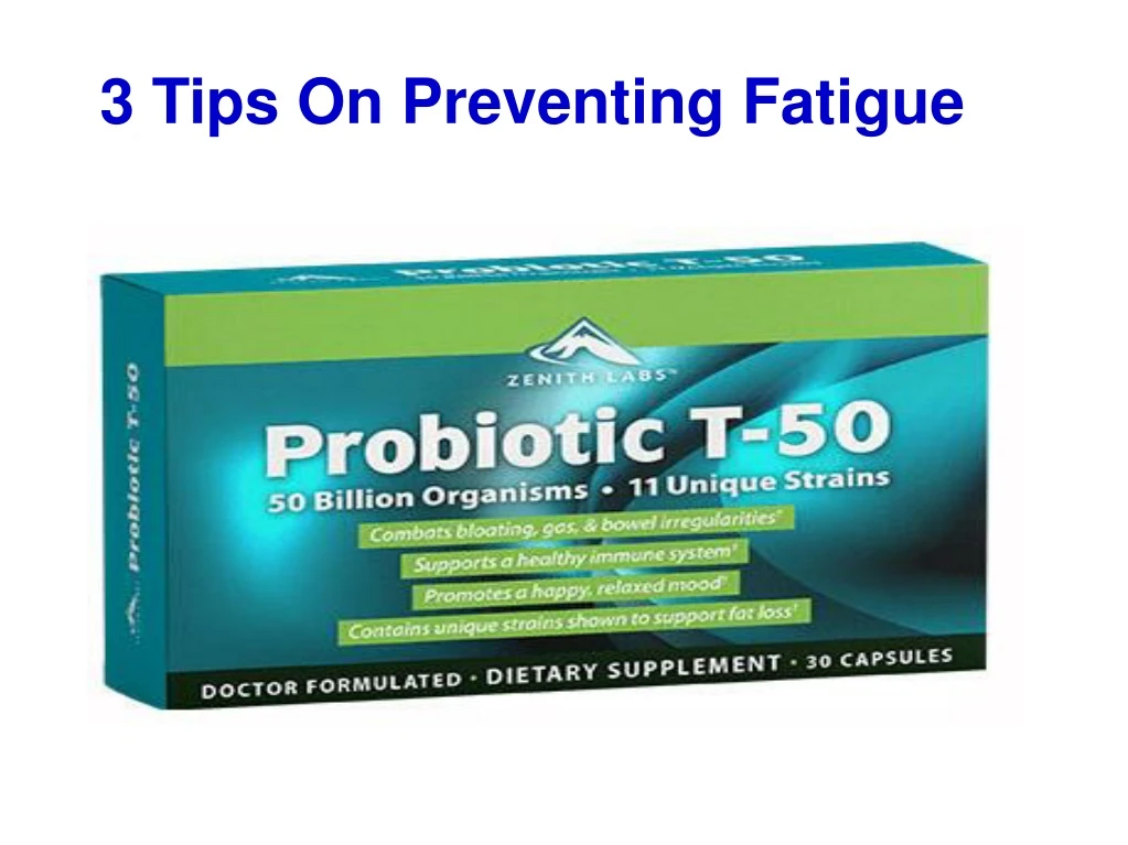 3 tips on preventing fatigue
