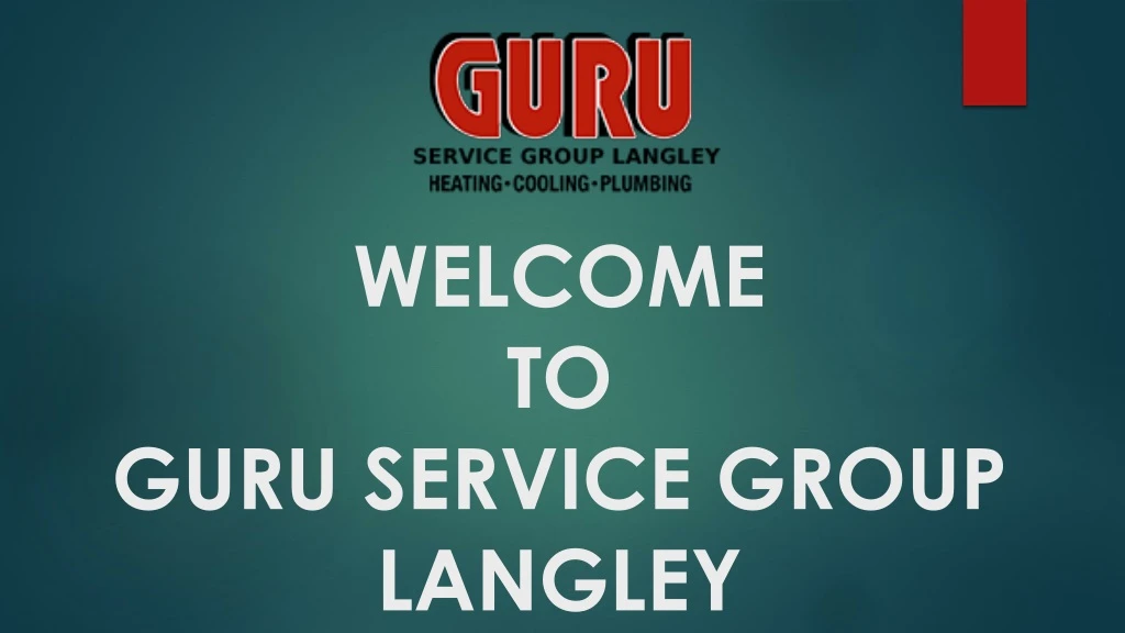 welcome to guru service group langley