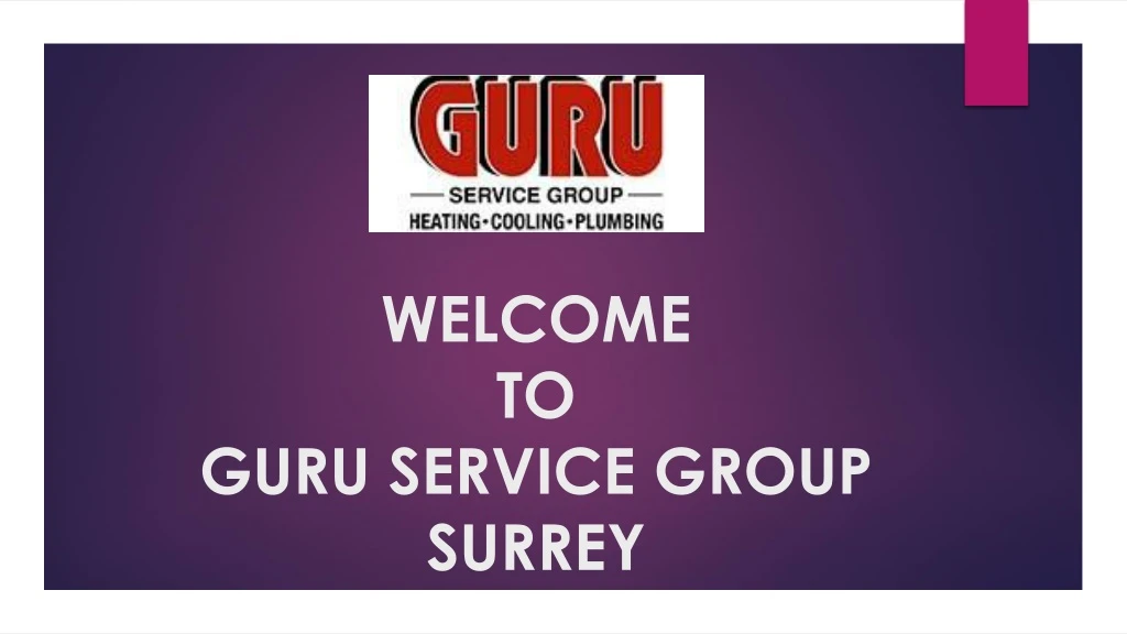 welcome to guru service group surrey