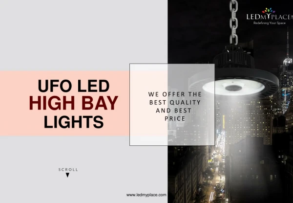 Install UFO LED High Bay Lights Inside Factory