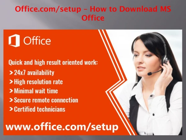 office.com/setup - How to Download MS office
