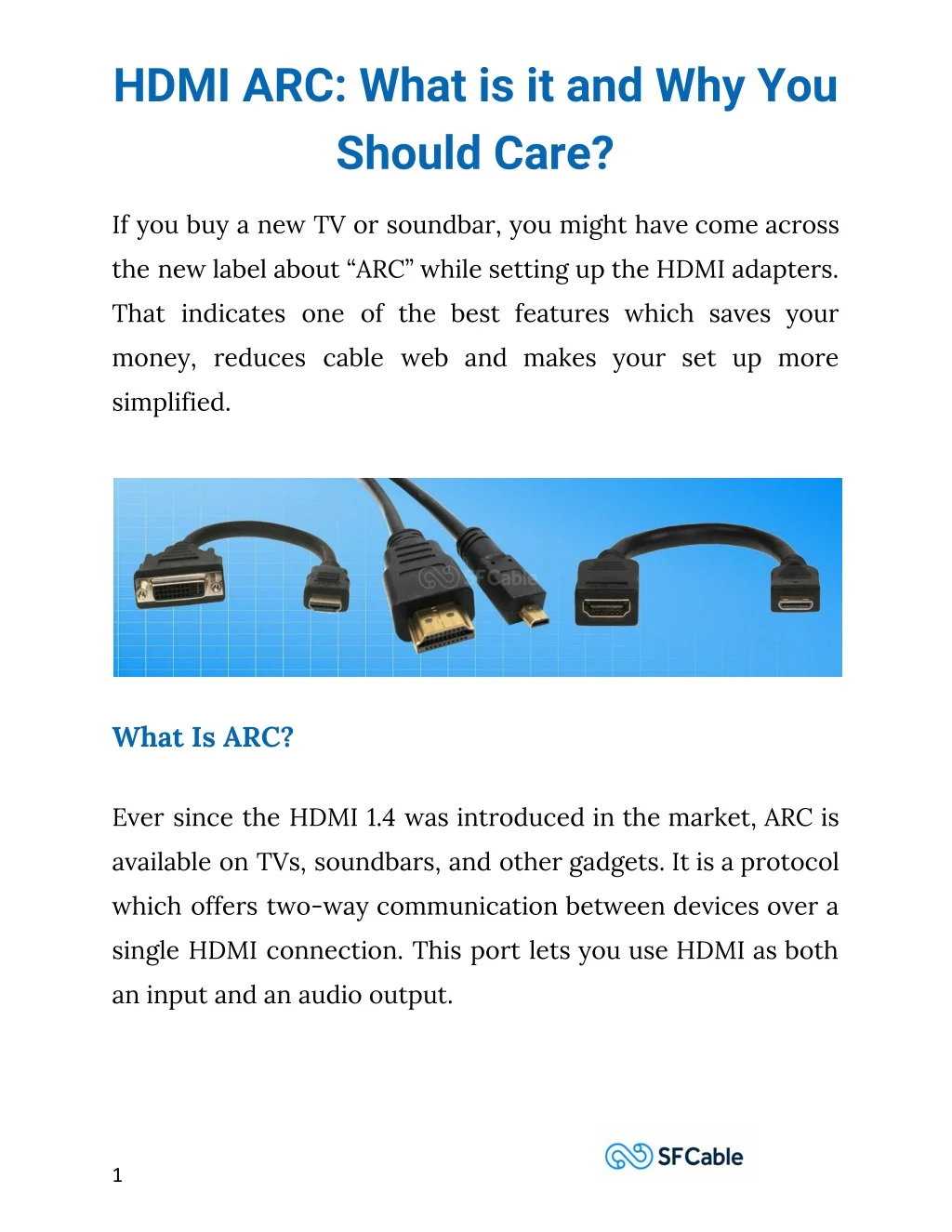 hdmi arc what is it and why you should care