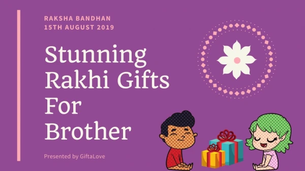 Beautiful Gift Ideas for Brother on Raksha Bandhan
