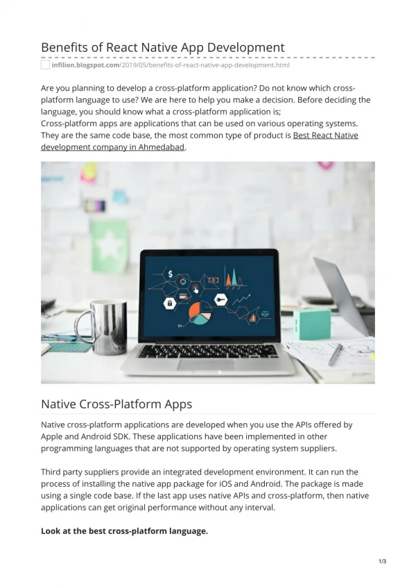 benefits of react native app development