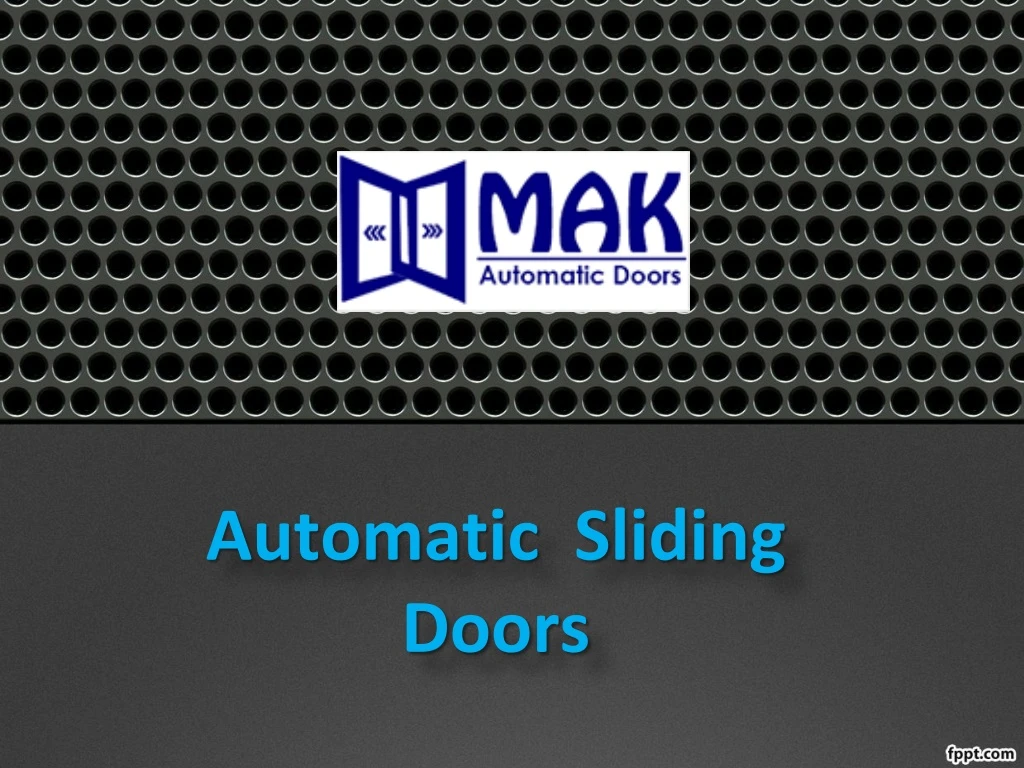 automatic sliding doors