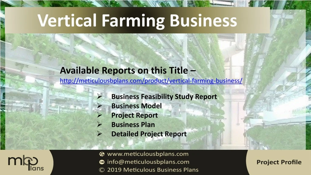 vertical farming business