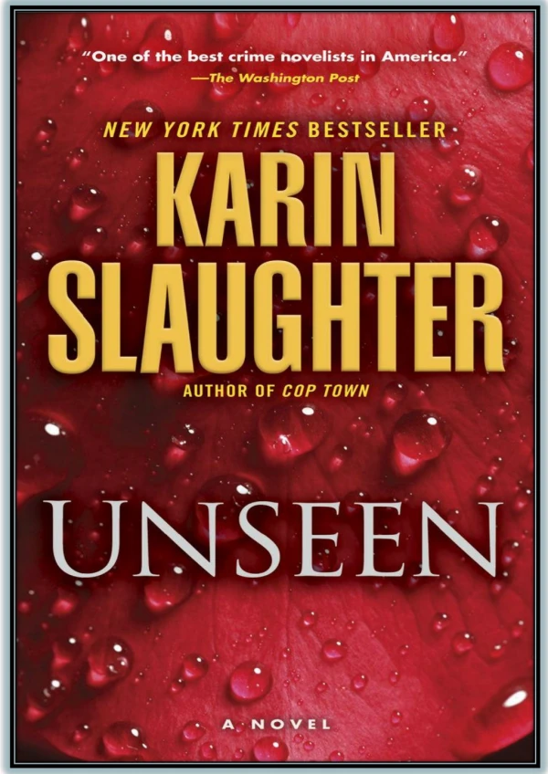 [Download] Unseen By Karin Slaughter PDF eBook Download