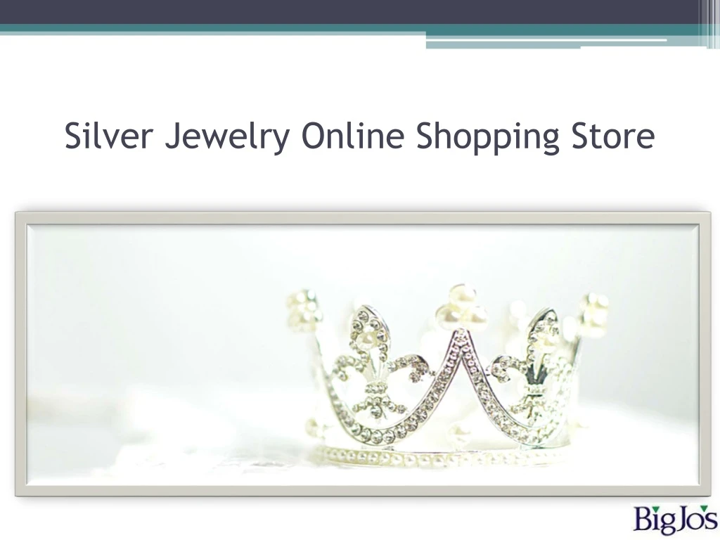 silver jewelry online shopping store