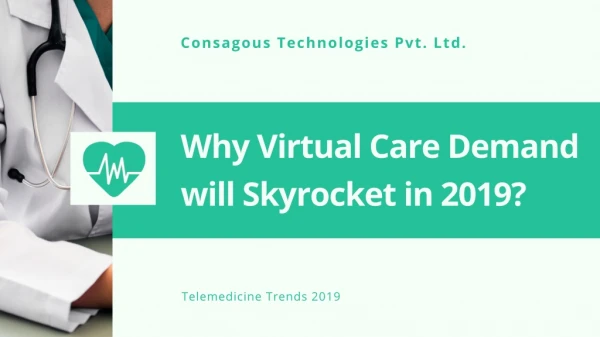 Why Virtual Care Demand will Skyrocket in 2019?