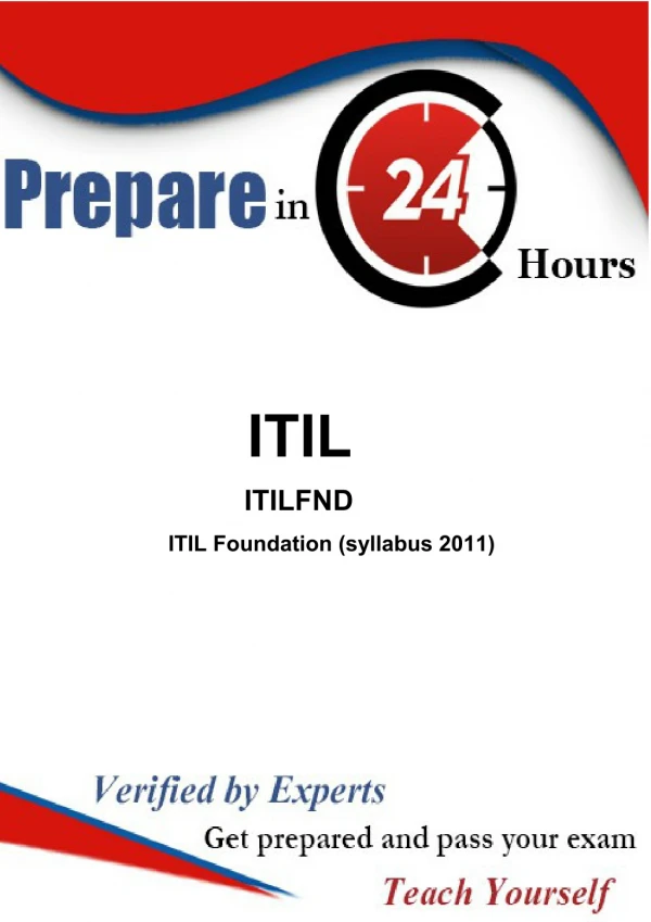 ITIL ITILFND Exam Study Material is Essential for Your Success-Read This to Find out Why?