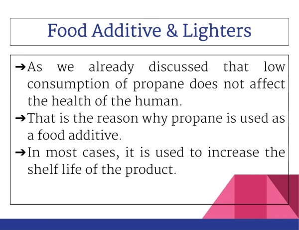 Uses of Propane gas in day to day life