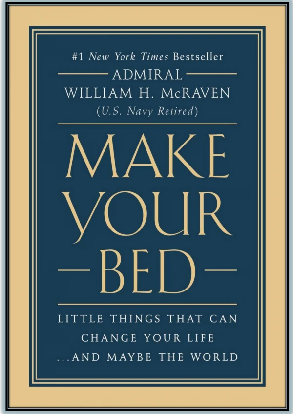 [Download] Make Your Bed By William H. Mcraven PDF eBook Download