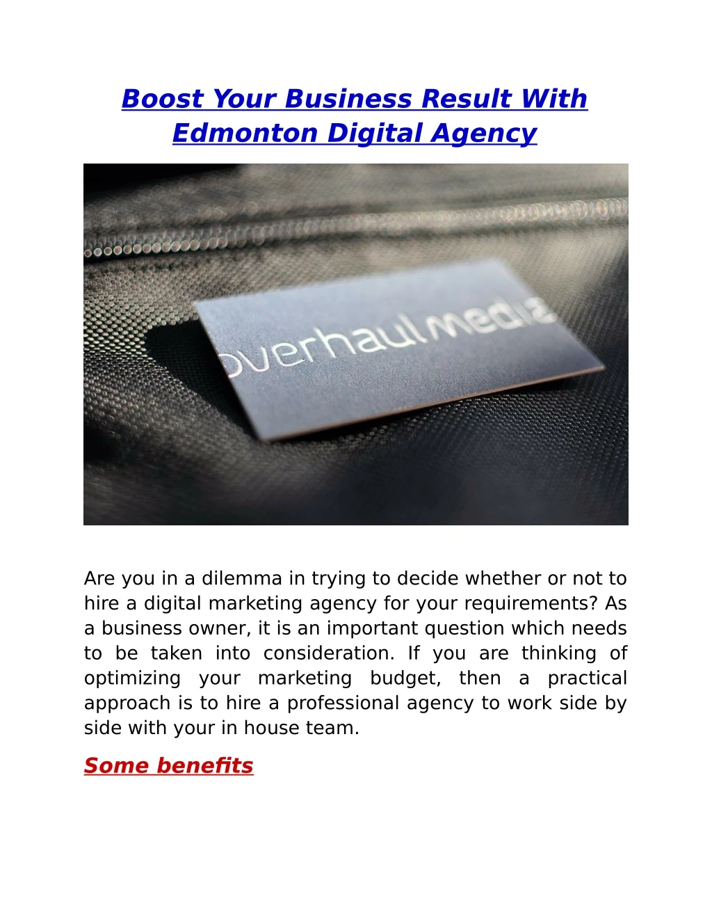 boost your business result with edmonton digital