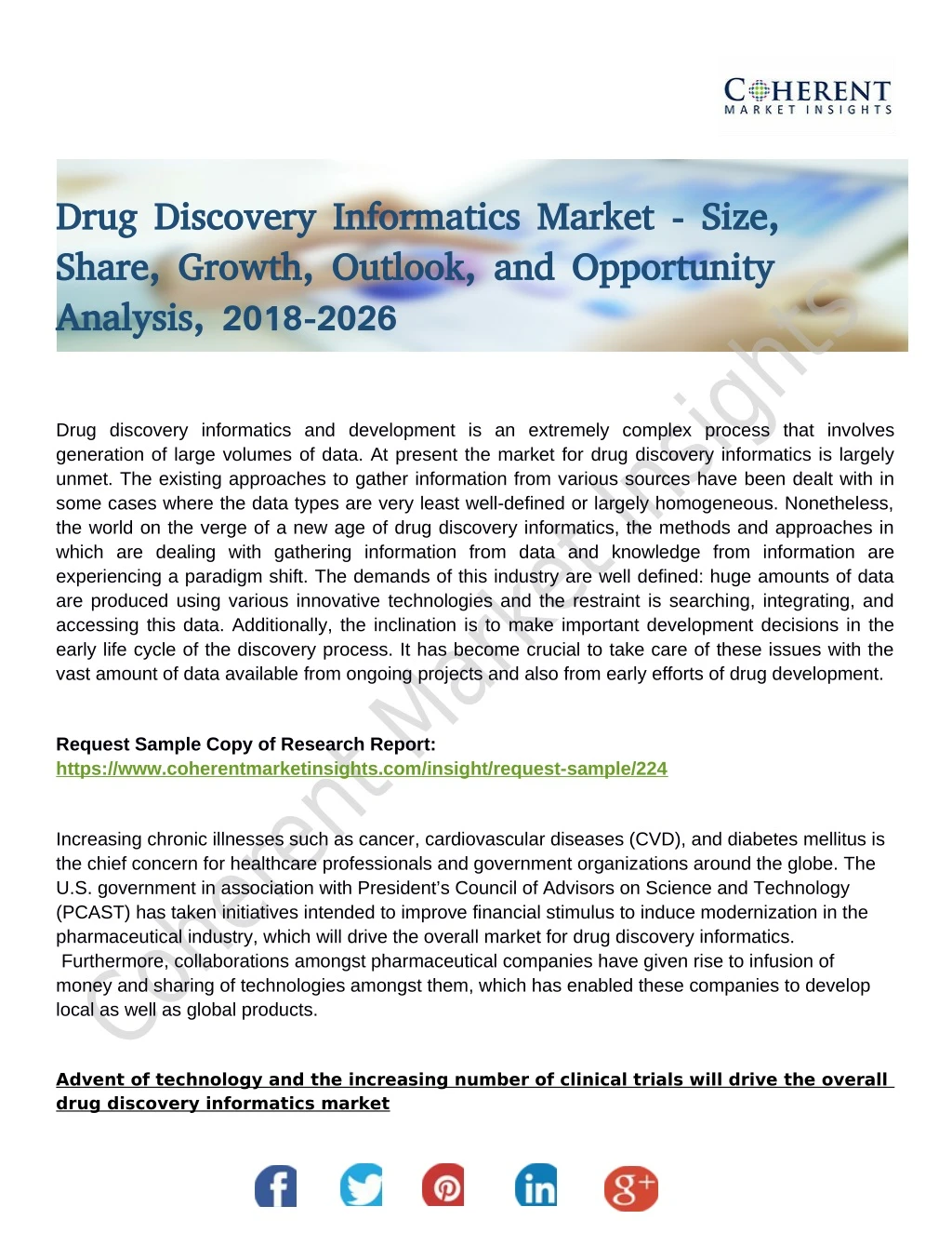 drug discovery informatics market size drug