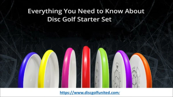 Knowing More About Golf Discs Starter Set