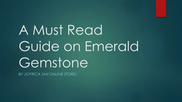 Benefits of Emerald Gemstone, How to wear Emerald?