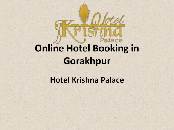 Hotels near gorakhpur railway station | Online Hotel Booking in Gorakhpur