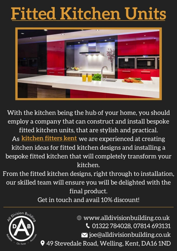 Fitted Kitchen Units