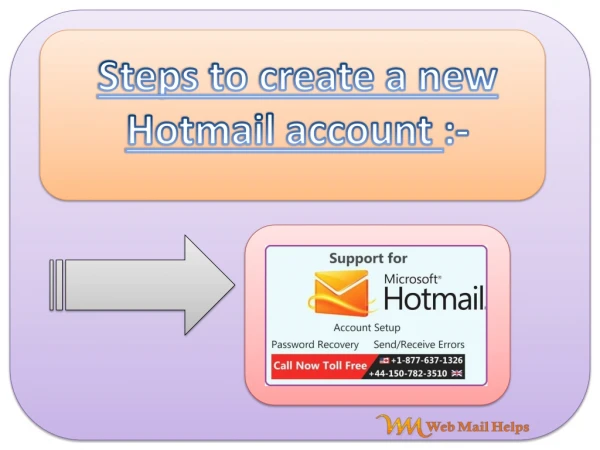 How to create a new Hotmail account?