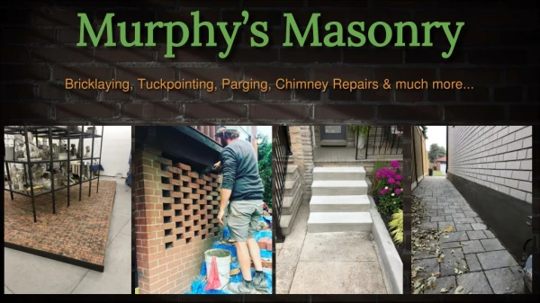 Murphy's Masonry - Masonry Service in Toronto