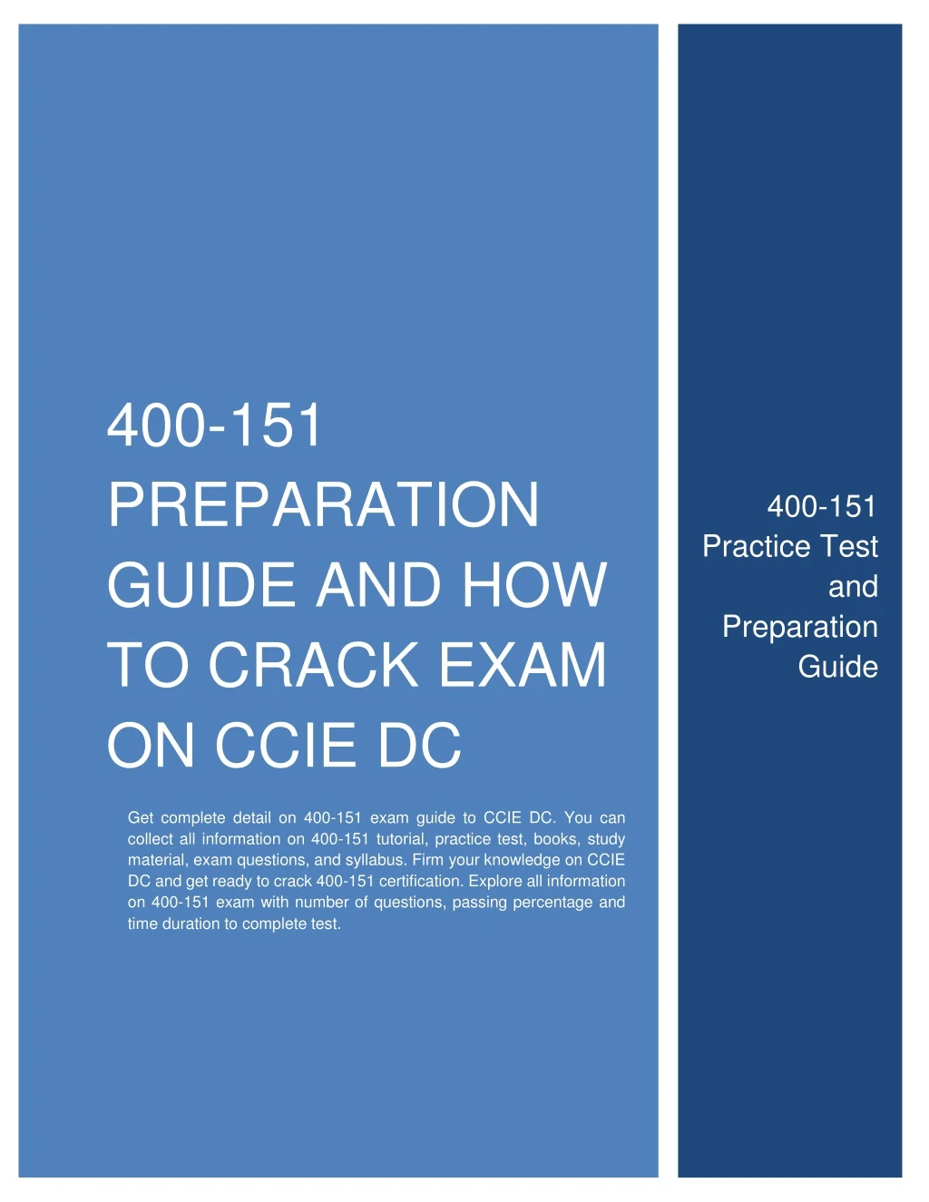 400 151 preparation guide and how to crack exam