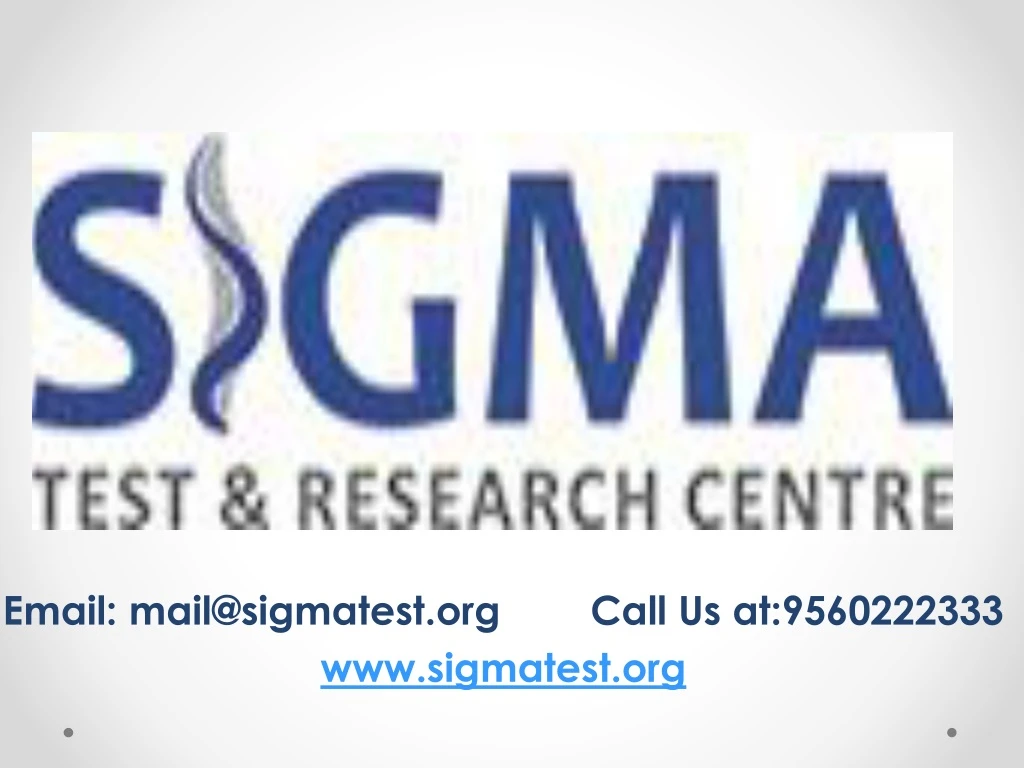 email mail@sigmatest org call us at 9560222333 www sigmatest org