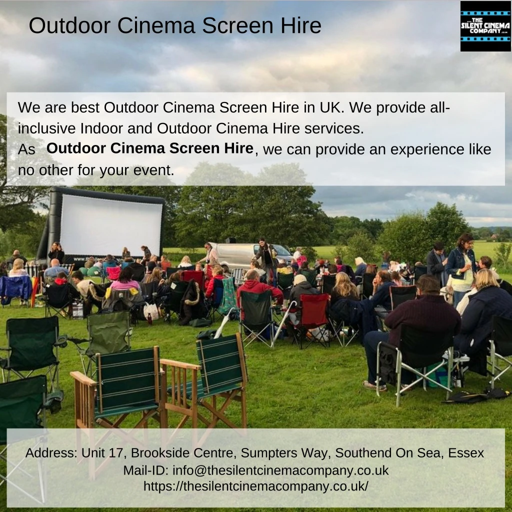 outdoor cinema screen hire