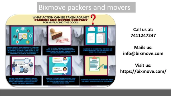 What action can be taken against packers and Movers Company for misplacing the goods?