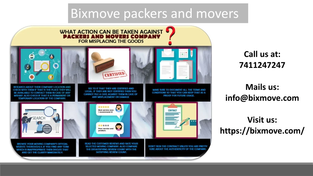 bixmove packers and movers