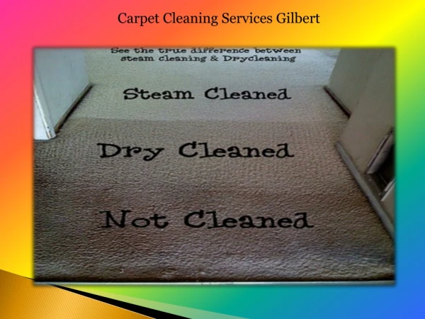 Carpet Cleaning Services Gilbert