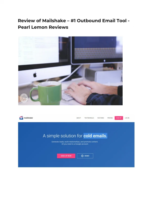 Review of Mailshake – #1 Outbound Email Tool - Pearl Lemon Reviews